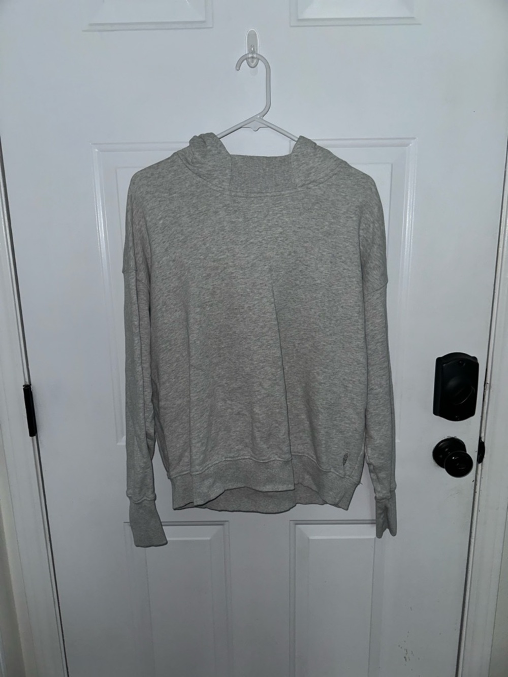 Free People Heather Gray Cozy Hoodie